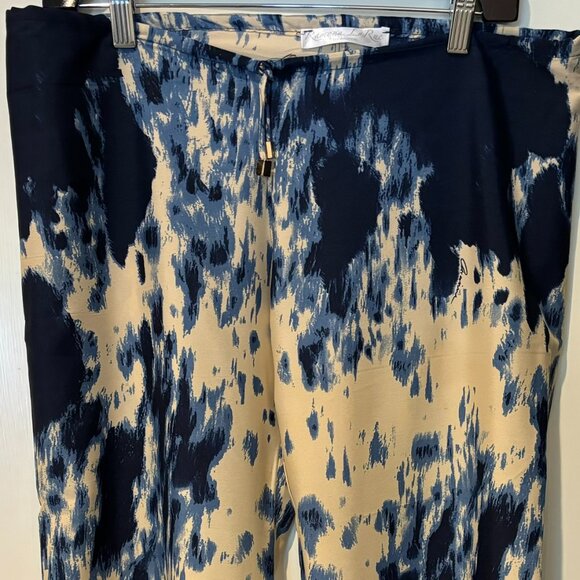 RAMONA LARUE BLUE HIDE MANDY SILK PANTS, LIKE NEW, SIZE SMALL - Picture 4 of 4